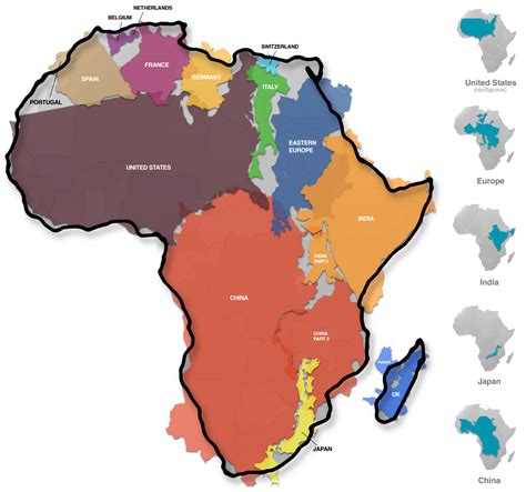 Africa Map Real Size - Guinna Hyacinthia