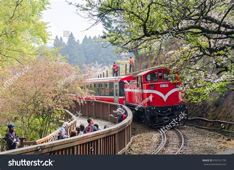 Alishan,Taiwan - March 23,2015 : Alishan Forest Train In Alishan ...