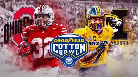 Missouri vs. Ohio State: How to watch Goodyear Cotton Bowl Classic