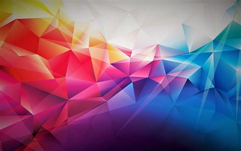 2560x1440px | free download | HD wallpaper: multicolored geometric ...