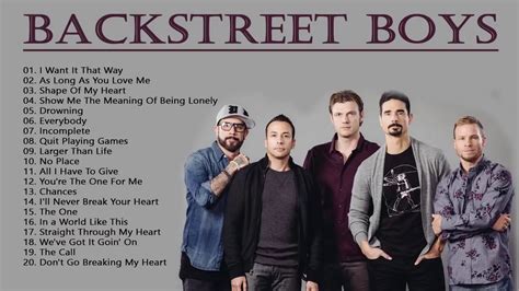 Backstreet Boys Greatest Hits Full Album - Best Songs Of Backstreet ...