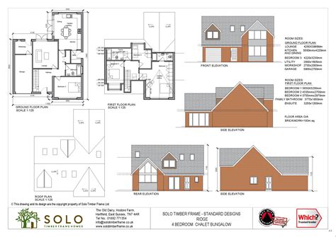 Twyford 4 Bedroom Chalet Design - Designs - Solo Timber Frame Homes