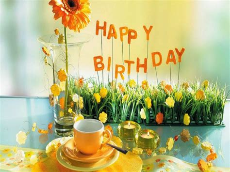 Yellow Flower – Happy Birthday - Wish Birthday – Birthday Wishes ...