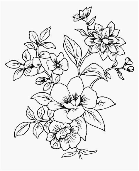 Pin by Arts and Fashon on designs | Flower line drawings, Flower ...