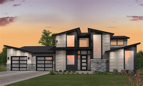 2 Storey Modern House Design With Floor Plan - floorplans.click