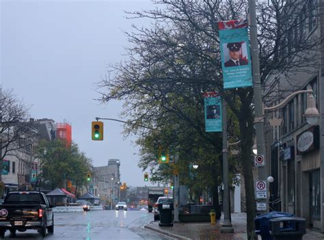 124 banners honour veterans in Downtown Guelph - Guelph News