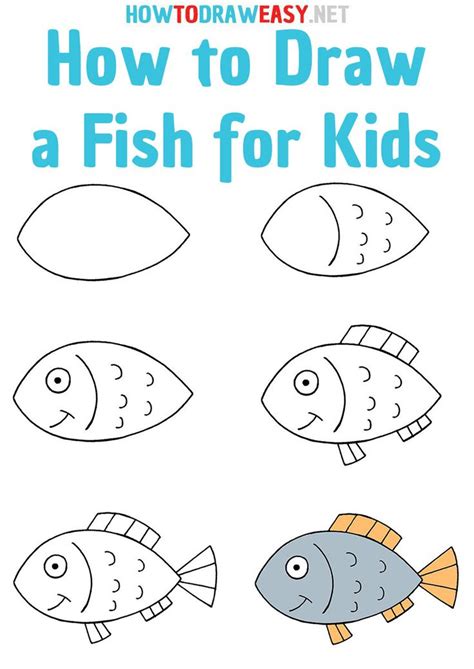 Fish Drawing Easy Step By Step at Drawing Tutorials