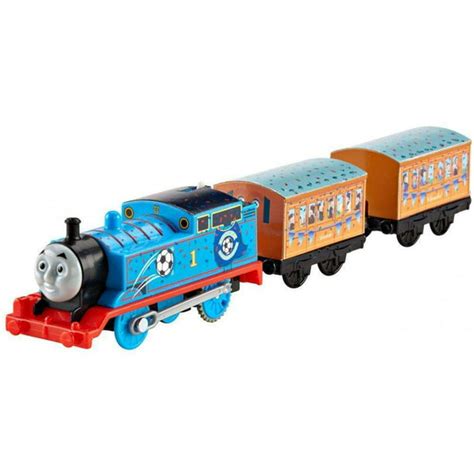 Thomas & Friends TrackMaster Blue Team Motorized Engine Model Train ...