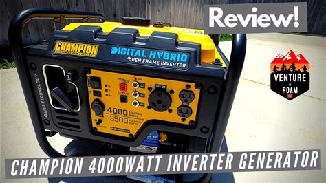 Champion Inverter Generator Review - YouTube