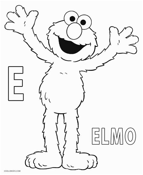 Printable Elmo Coloring Pages For Kids | Cool2bKids