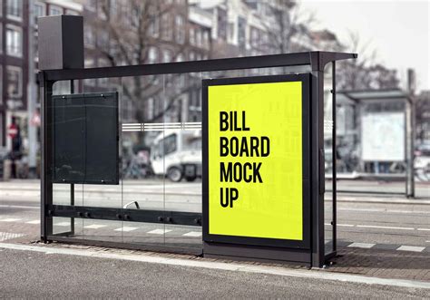 Bus Stop Billboard Template