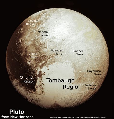 Global Pluto Mosaic From New Hi Res Imagery Reveals Bewildering ...