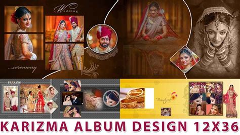 30 Karizma Album Design 12x36 PSD Templates Collection in 200px ...