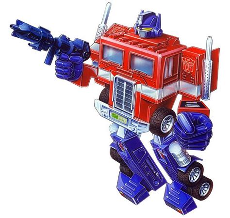 Optimus Prime G1 toy box art. | Transformers optimus prime ...