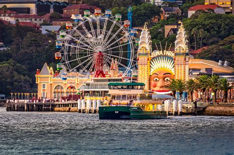 Luna Park & Ferry Sydney Harbour, Sydney, Australia