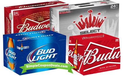 Almost FREE Budweiser or Bud Light Beer - As low as $0.77 (Orig $14 ...