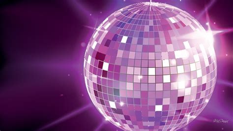 Purple Disco Ball wallpaper | other | Wallpaper Better