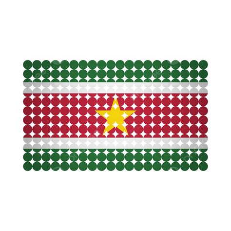 Suriname Flag Vector, Suriname, Flag, Suriname Flag PNG and Vector with ...