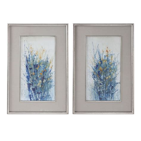 Two-Piece Framed Floral Wall Art Set | Mathis Brothers Furniture