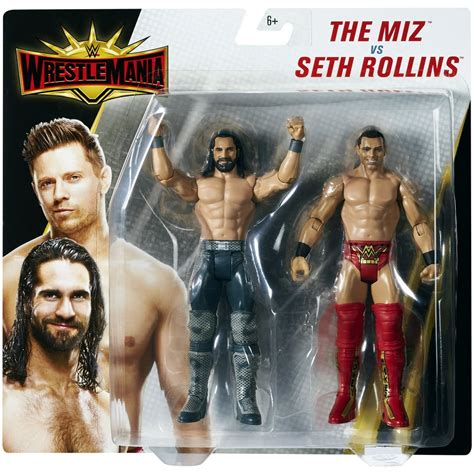 Seth Rollins & The Miz - WWE Battle Packs "WrestleMania 35" Toy ...