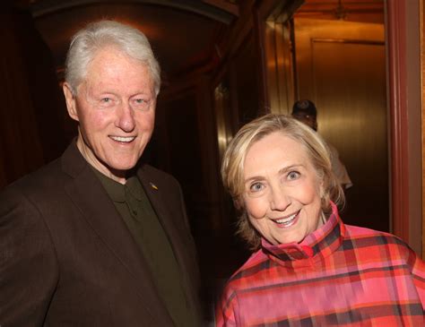 Bill and Hillary Clinton Wear Contrasting Looks for Broadway Night