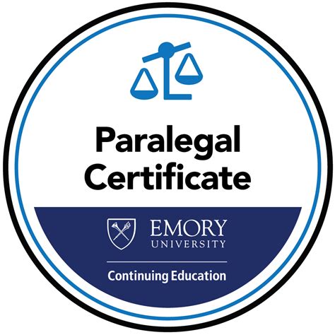 Paralegal Certificate - Credly