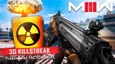 NUKE IN MODERN WARFARE 3! (MW3 30 Killstreak Gameplay & Best Class ...