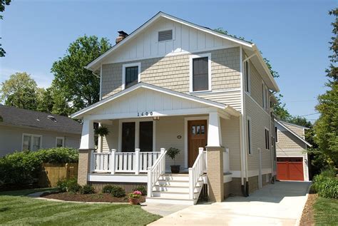 This 1920's Craftsman style house was completely renovated inside and ...