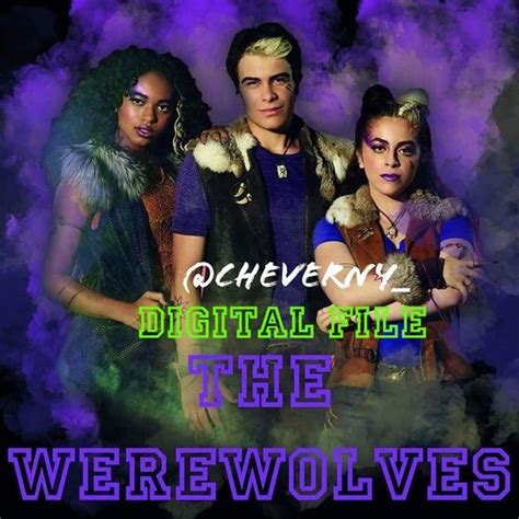 Disney zombies 2 the werewolves poster digital in 2021 | Zombie disney ...