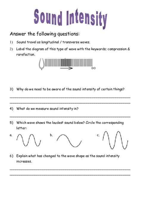 (PDF) Sound waves worksheet | Alu Ban - Academia.edu