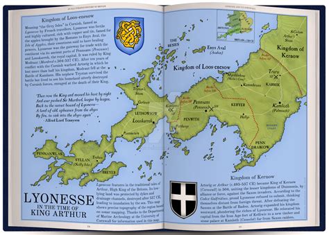 Lyonesse in the time of King Arthur by robulousmaps on DeviantArt