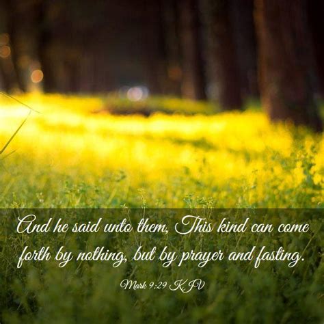 Mark 9:29 KJV Bible Verse Images