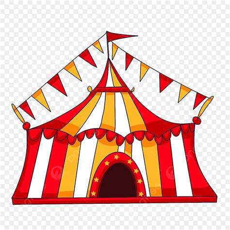 Circus Tent Hd Transparent, Striped Circus Tent Clip Art, Circus Tent ...