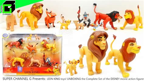 Disney The Lion King 4-9cm 9pcs/set Mini Doll Action Figure Posture ...