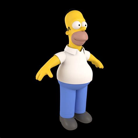 Homer Simpson 3D Model 3D model | CGTrader