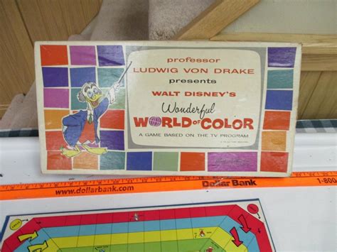 Vintage 1962 Disney Ludwig Von Drake Wonderful World Of Color Game 100% ...