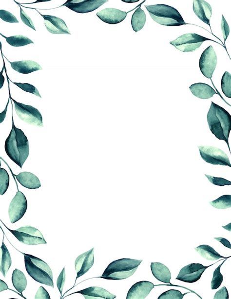 Watercolor green border Vectors & Illustrations for Free Download | Freepik