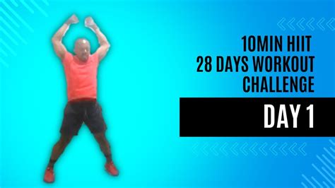 Day 1 of 10 Minutes 28 Days Workout Challenge - YouTube