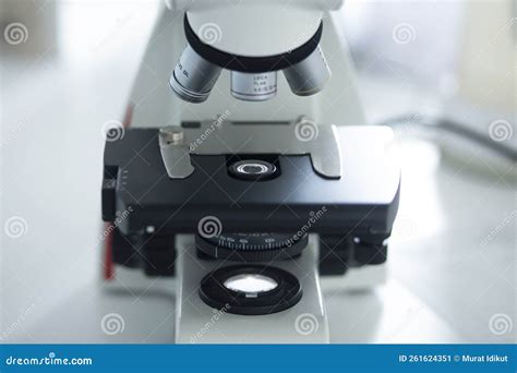 Microscope stock image. Image of education, design, laboratory - 261624351