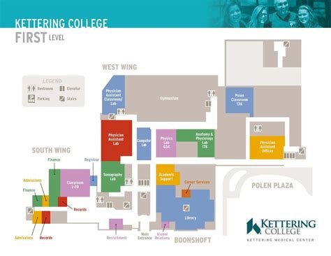 Kettering Hospital Campus Map