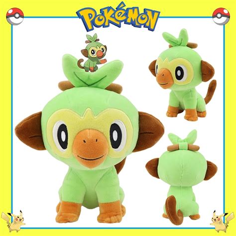 Anime Pokemon Plush Pillow | Pokemon Plush Doll Tomy | Grookey Stuffed ...