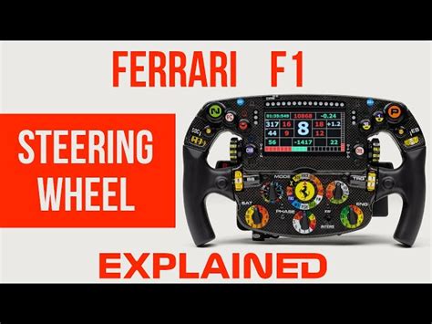 Ferrari F1 Steering Wheel Dash EXPLAINED, 44% OFF