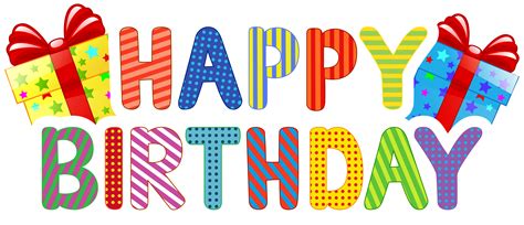 Happy Birthday Transparent PNG Clip Art | Gallery Yopriceville - High ...