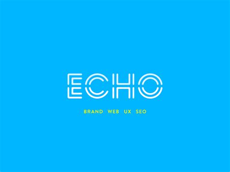 Echo logo by Brenden Greenwood on Dribbble