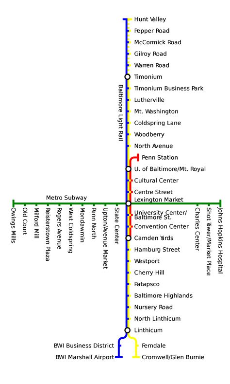 Bwi Light Rail Map | Americanwarmoms.org