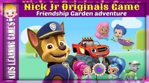 Preschool Nick Jr | Nick Jr Originals Games - Friendship Garden ...