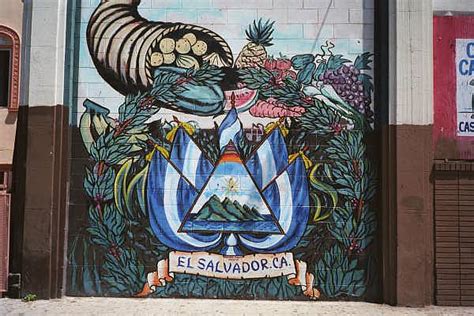 El Salvador. C.A. mural