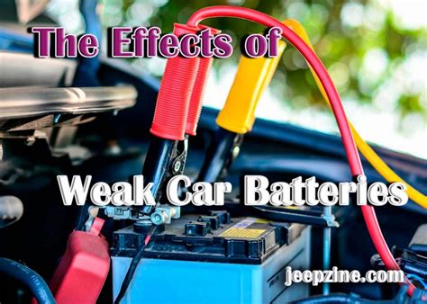 How Weak Car Batteries Can Affect Your Vehicle