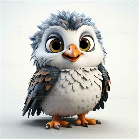 3d cartoon cute falcon bird ai 29328286 Stock Photo at Vecteezy