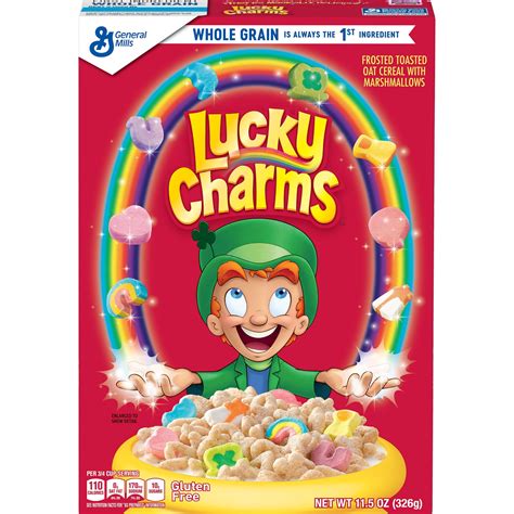 Lucky Charms Gluten Free Breakfast Cereal, 11.5 oz Box - Walmart.com